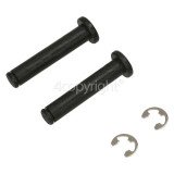 BISSELL Wheel Axle Kit (2X Axle & 2X E-rings), 2035566