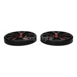BISSELL Wheels Qty-2 With Axle And E-ring Red Berends, 1609717