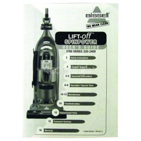 BISSELL User Guide Model, 6036836