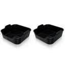 Shark Ninja Set of 2 Rigid Rectangular Air Fryer Silicone Trays - XSKSL300EUUK