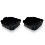 Shark Ninja Set of 2 Rigid Rectangular Air Fryer Silicone Trays - XSKSL300EUUK