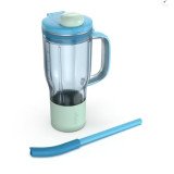 Shark Ninja BlendBOSS 710ml Travel Tumbler – Blue Raspberry - XSKDB324LSBL