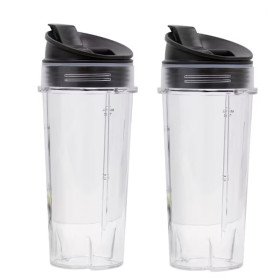 Shark Twin Pack 470ml Cups with Sip & Seal Lids - XSK472UK