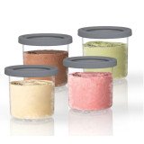 Shark Ninja Ice Cream Maker Dessert Tubs (Set of 4) - XSK4PINTEUUK
