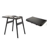 Shark Ninja Woodfire Adjustable Stand with Additional Side Table - OG701STBNDUK