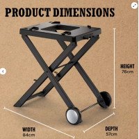 Shark Ninja Woodfire Electric BBQ Grill Stand & Cover Bundle - OGACCBNDUK
