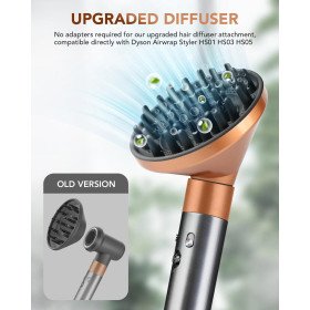 Dyson Diffuser for Supersonic Hair Dryer, Gold, DYHD08KFZ-J